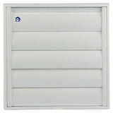 Renson 1006254 - dampkaprooster opbouw 433 alu ral 9010 210x210mm | 2 stuks