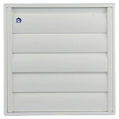 Renson 1006254 - dampkaprooster opbouw 433 alu ral 9010 210x210mm | 2 stuks