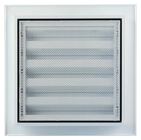 Renson 1006224 - muurrooster inbouw 411 alu ral 9010 200x200mm | 1 stuks