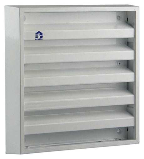 Renson 1006233 - muurrooster opbouw 431 alu ral 9010 165x165mm | 2 stuks
