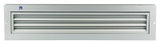 Renson 1006214 - deurrooster 461 alu f1 425x76mm | 2 stuks