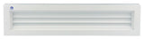 Renson 1006215 - deurrooster 461 alu ral 9010 425x76mm | 2 stuks