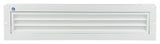 Renson 1006215 - deurrooster 461 alu ral 9010 425x76mm | 2 stuks