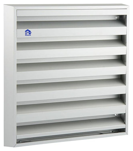 Renson 1006235 - muurrooster opbouw 431 alu f1 225x225mm | 2 stuks