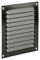 Renson 1015064 - schoepenrooster plat alu bruin150x150mm | 10 stuks