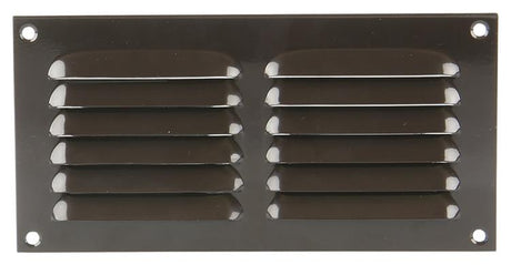 Renson 1015067 - schoepenrooster plat alu bruin200x100mm | 10 stuks