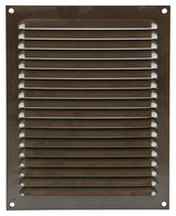 Renson 1015073 - schoepenrooster plat alu bruin200x250mm | 10 stuks