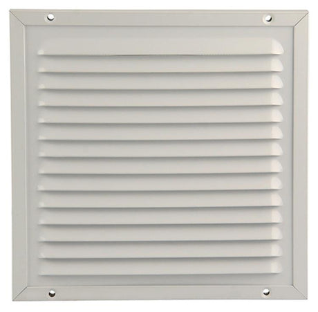 Renson 1006348 - schoepenrooster + kader + mug.opbouw 437 ral9010 200x200mm | 2 stuks