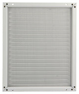 Renson 1006351 - schoepenrooster + kader + mug.opbouw 437 ral9010 200x250mm | 2 stuks