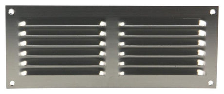 Renson 1006361 - schoepenrooster vlak 438 inox 250x100mm | 5 stuks