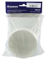 Renson 1006407 - pvc hoekverbinding rechth rond90° 7017 wit ø 100 | 3 stuks