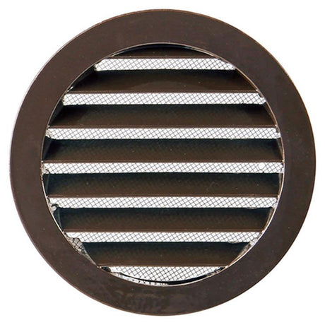 Renson 1006263 - ronde rooster inbouw 434 r alural 8019 ø 125 | 10 stuks
