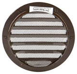 Renson 1006263 - ronde rooster inbouw 434 r alural 8019 ø 125 | 10 stuks