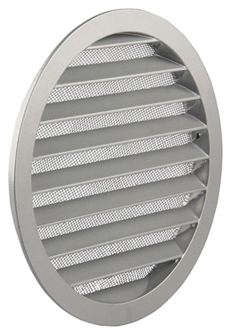 Renson 1006270 - ronde rooster inbouw 434 r alural 9006 ø 200 | 5 stuks