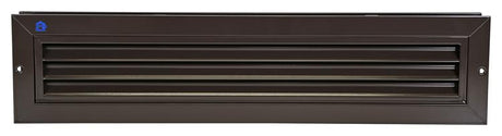 Renson 1006608 - deurrooster. 461 ral 8019 425x76mm | 2 stuks