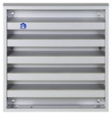 Renson 1013925 - opbouw muurrooster alu natuur 431 165x165mm | 2 stuks