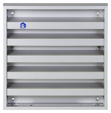 Renson 1013925 - opbouw muurrooster alu natuur 431 165x165mm | 2 stuks