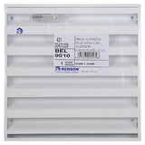 Renson 1014554 - opbouw muurrooster alu wit 431 225x225mm | 2 stuks