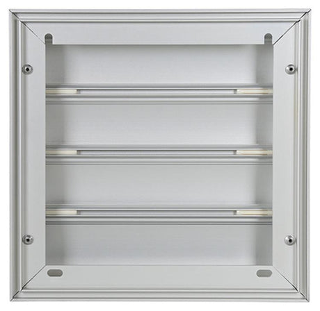 Renson 1013526 - lamellenrooster alu natuur 433 173x173mm | 2 stuks