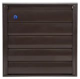 Renson 1014555 - lamellenrooster alu bruin 433 210x210mm | 2 stuks