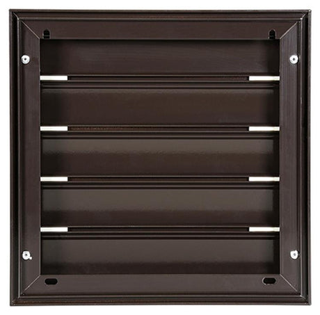 Renson 1014555 - lamellenrooster alu bruin 433 210x210mm | 2 stuks