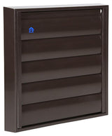 Renson 1014555 - lamellenrooster alu bruin 433 210x210mm | 2 stuks
