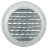 Renson 1008244 - ronde schoepenrooster inb. 435 r ral 9010 ø 100 | 8 stuks