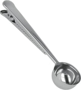 Metaltex koffiemaatschepje zakkensluiter