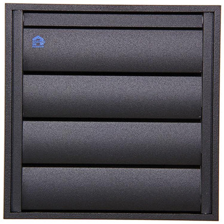 Renson 1057984 - dampkaprooster 433 (173x173) ral 9005 zwart | 2 stuks
