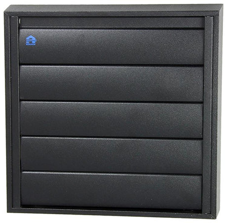 Renson 1057985 - dampkaprooster 433 (210x210) ral 9005 zwart | 2 stuks