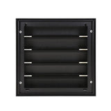 Renson 1057999 - dampkaprooster 433 (210x210) ral 9005 zwart | 2 stuks