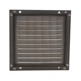 Renson 1058002 - opbouw schoepenr kader gaas 437 (150x150) ral 9005 zwart | 2 stuks