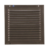 Renson 1058003 - opbouw schoepenr kader gaas 437 (200x200) ral 9005 zwart | 2 stuks