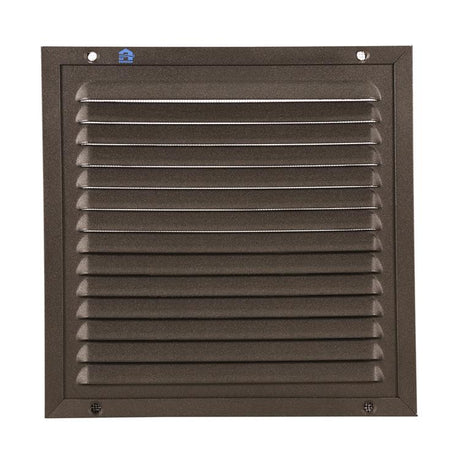 Renson 1058003 - opbouw schoepenr kader gaas 437 (200x200) ral 9005 zwart | 2 stuks