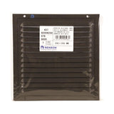 Renson 1058003 - opbouw schoepenr kader gaas 437 (200x200) ral 9005 zwart | 2 stuks