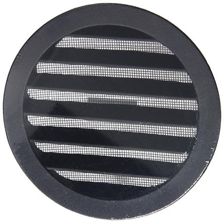 Renson 1057995 - inbouw rond schoepenr met gaas434r dia 150 ral 9005 zwart | 10 stuks