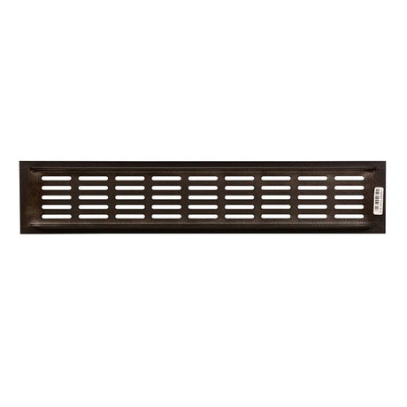 Renson 1059706 - ventilatiestrip 381 80 (400mm)ral 9005 structuur zwart | 2 stuks