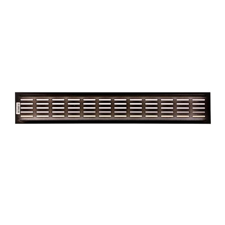 Renson 1059705 - ventilatiestrip 381 80 (500mm)ral 9005 structuur zwart | 4 stuks