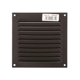 Renson 1061637 - opbouw schoepenrooster 436 150x150 ral 9005 zwart | 10 stuks