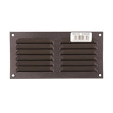 Renson 1061638 - opbouw schoepenrooster 436 200x100 ral 9005 zwart | 10 stuks
