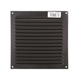 Renson 1061639 - opbouw schoepenrooster 436 200x200 ral 9005 zwart | 10 stuks