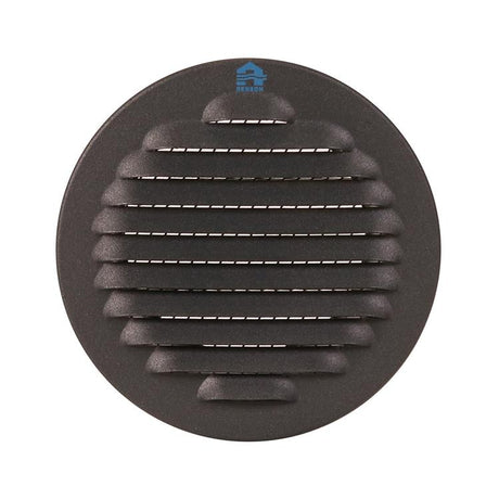 Renson 1062422 - inb. schoepenrooster rond alu 435r (dia 80) structuur 7016 | 12 stuks