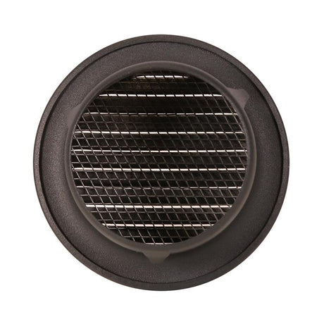 Renson 1062422 - inb. schoepenrooster rond alu 435r (dia 80) structuur 7016 | 12 stuks