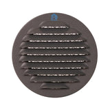 Renson 1062423 - inb.schoepenrooster rond alu 435r (dia 100) structuur 7016 | 8 stuks