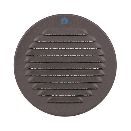 Renson 1062424 - inb.schoepenrooster rond alu 435r (dia 120) structuur 7016 | 5 stuks