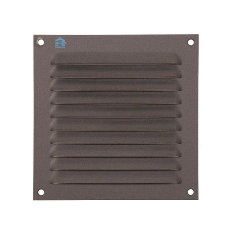 Renson 1062426 - opb.schoepenrooster plat alu 436 (150x150) structuur 7016 | 10 stuks