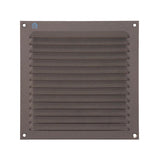 Renson 1062428 - opb.schoepenrooster plat alu 436 (200x200) structuur 7016 | 10 stuks