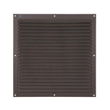 Renson 1062430 - opb.schoepenrooster plat alu 436 (300x300) structuur 7016 | 10 stuks