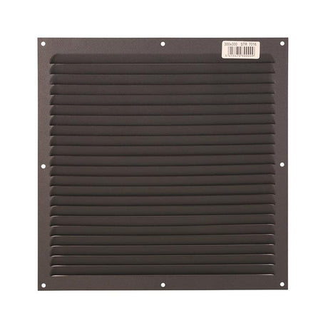 Renson 1062430 - opb.schoepenrooster plat alu 436 (300x300) structuur 7016 | 10 stuks
