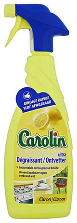 Carolin 1053965 - ontvetter spray lemon 650 ml | 6 stuks